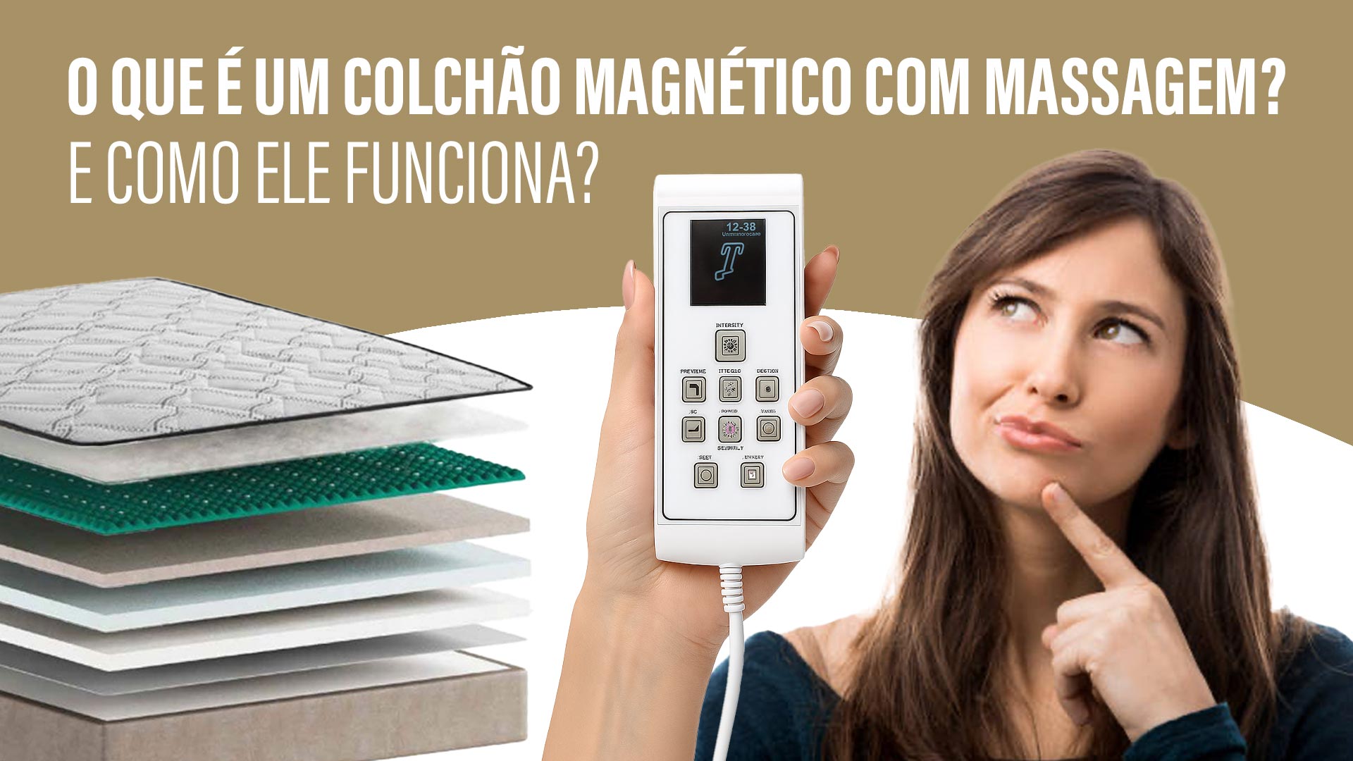 O que é um colchão magnético com massagem e como ele funciona?